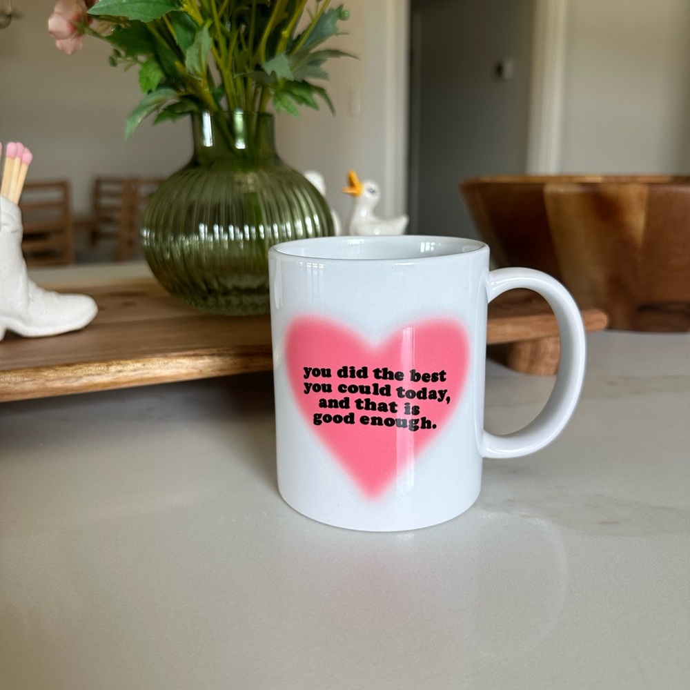 Handmade Heart Design Mug